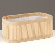 Stelly Bamboo basket, 20 x 10 x 8 cm, bamboo