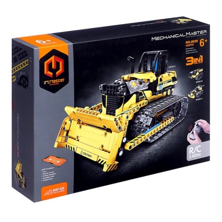 Radio -controlled designer "Construction bulldozer", 3 assembly options, 452 parts-4