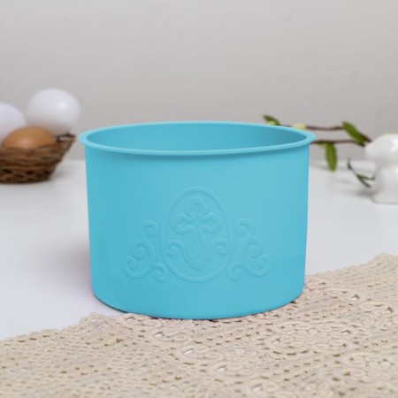 A set of silicone forms for baking "HB" blue, 3 pcs.-2