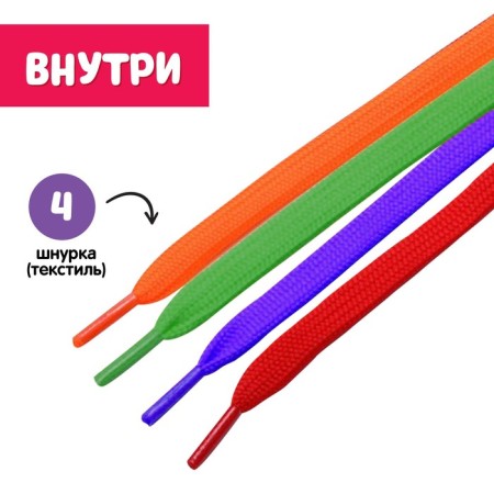 Lacing in the bank "Funny Beads", 60 pcs., According to Montessori Methods-2