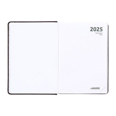 Dated diary 2025, Devente. Flag, B5 168 sheets, Devente. Wild, a solid cover to leatzers with foam rubber, perforation, liesse, block 70 g/m2, brown-7