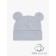 Children's cap Amarobaby Nature Essence Bear, size 38-40, color gray color