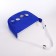 Youth bag with a zipper, blue color