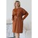 Women's dress, size 54, brown color