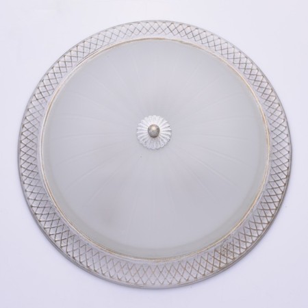 Ariadne chandelier, 3x60W E27, white, golden 37x37x14 cm-2