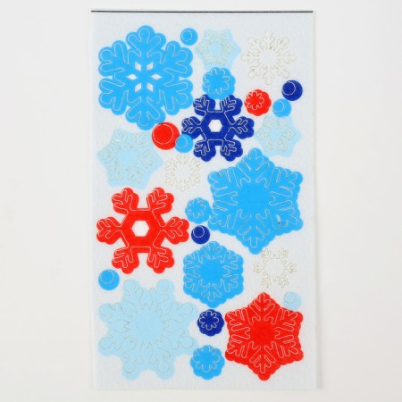 Fetter stickers "Snowflakes", 11 x 18.5 cm, 26 pcs-1