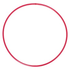 Hoop, diameter 80 cm, red color