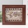 Key closed "map" 26.5x31.5 cm nut