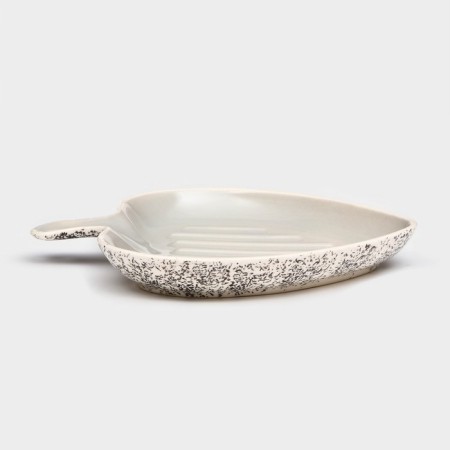 Ceramic "Heart" baking form, gray, 1 variety, Iran-2