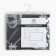 Kit of pillowcases "Ethel" Crown 50x70 cm - 2 pcs, 100% cotton, calico