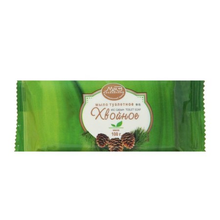Soap toilet, coniferous, in packaging, 100 g