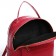 Women's backpack made of artificial leather with lightning, 1 pocket, fuchsia color