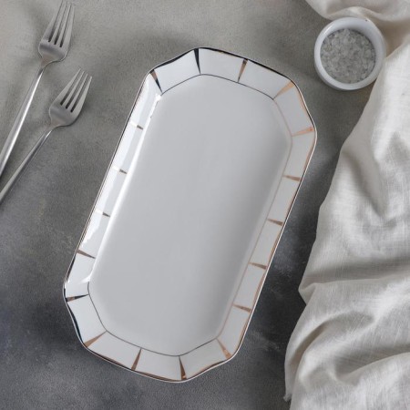 Porcelain Serving dish "Aurora", 600 ml, 30 × 17 × 3 cm-1