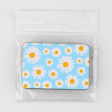 Magnetic needle "Chamomile", 8 × 5.5 cm, blue color-4