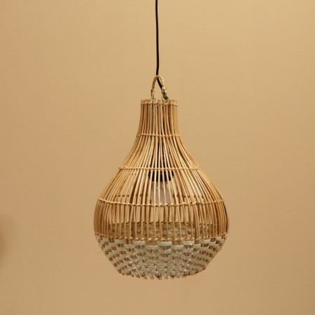 Ceiling lamp from the rattan "Harmony" 1x120W, E27, 25x25x33 cm-2