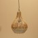 Ceiling lamp from the rattan "Harmony" 1x120W, E27, 25x25x33 cm
