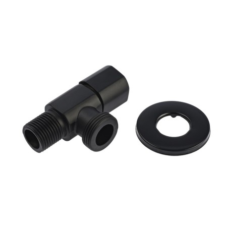 Crane for household appliances Zein English, 1/2 "x 3/4", square, corner, black-4
