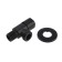 Crane for household appliances Zein English, 1/2 "x 3/4", square, corner, black
