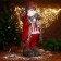 Santa Claus "in a red checkered sweater, with a flashlight" 60 cm