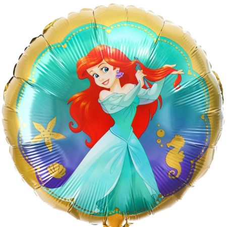 Air balloon "Ariel", 17 inch, foil, princesses-1