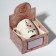 Ceramic mug with a spoon "Christmas tree", 310 ml, white color