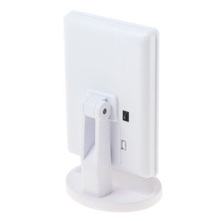 Luazon KZ-06 mirror, backlight, 26.5 x 16 x 12 cm, 22 diodes, sensory button, white-5