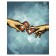 Pillow Golk "Surrealistic creation, decorative, size 16x45 cm