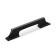 Cappio bracket handle, aluminum, m/o 96 mm, black color with gray insert