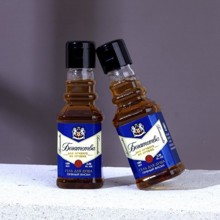 Soul gel “Wealth!”, 100 ml, spicy whiskey aroma, Hard line-3