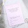 A wedding invitation in the craft envelope "Pink"