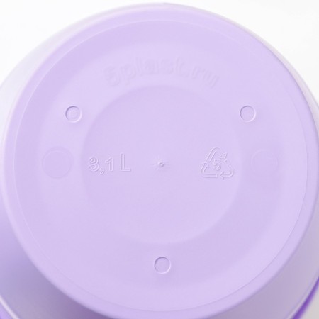 Pot for flowers with the Podon Venice, 3.1 l, d = 19 cm, lavender color-4