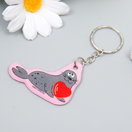 EVA BREECH "Seal with heart" 5x4 cm-1