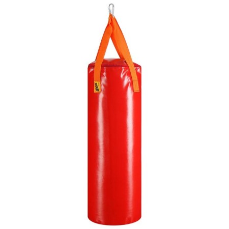 Boxing bag, weight 15 kg, belt belt, red color