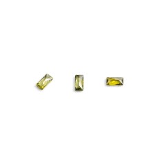 Crystals for volumetric inlay TNL Baget, No. 4, Green, 10 pcs