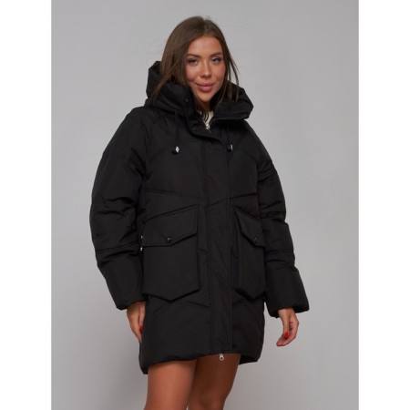Women's jacket, size 50, black color-9