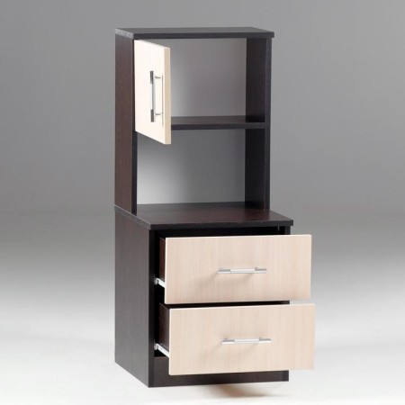 Clot Basia cabinet, 950x400x415, wenge/dairy oak-2