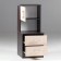 Clot Basia cabinet, 950x400x415, wenge/dairy oak