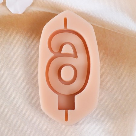 Mold for a candle "six" 3.7x8.5x1 cm-1