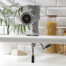 Mechanical aluminum meat grinder 