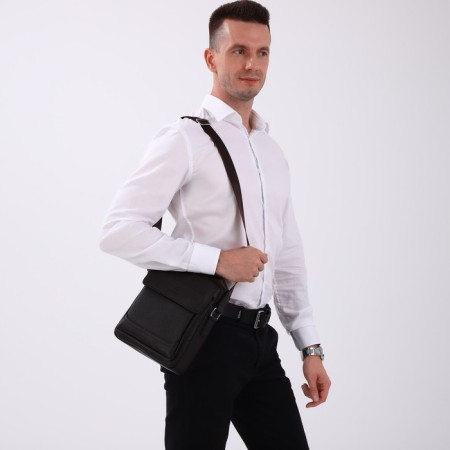 Male bag, brown color-6