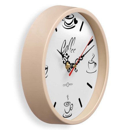 Wall watches, D-20 cm, kitchen, "coffee", silent-1
