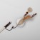 Domesticon-pitch with a soft ball and feathers on a wooden handle, 40 cm