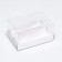 Folder confectionery box for 2 eclairs, white, 9x13.5x7cm