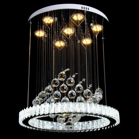 Svetlnik Cascade "Asfeya" 6xled chrome 50x50x65cm Bayerlux-3