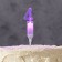 LED candle "Figure 4", 14.5 cm, from batteries LR1130x3 (included), glow of multi (RGB)
