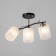 Asselian chandelier 3he27 40W black and gold 52x20x27 cm