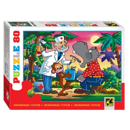 Puzzles "Favorite Heroes", 80 elements, mix