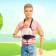 A set of dolls "Kevin with a baby on a walk", with a stroller, with accessories, mix