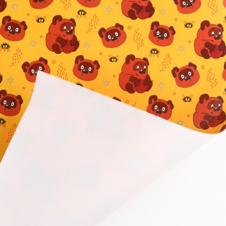 Packaging paper, 70x100 cm, Winnie the Pooh, Soyuzmultfilm-2