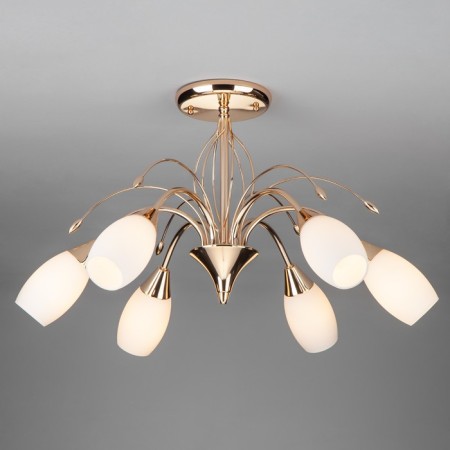 Ceiling chandelier with Ginevra, 40W, E14, 60x60x37 cm